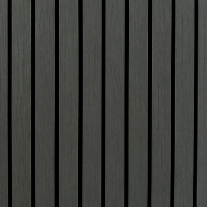 Wall Panel 17E - Black - Wide Slat Acoustic - 240cm - (1 pack / 4pcs)