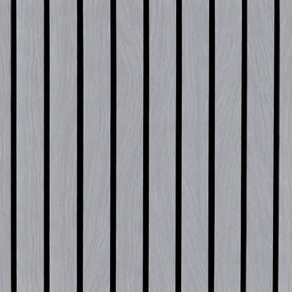 Wall Panel 17F - Grey Oak - Wide Slat Acoustic - 240cm - (1 pack / 4pcs)