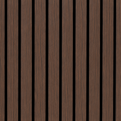 Wall Panel 17Q - Smoked Oak - Wide Slat Acoustic - 240cm - (1 pack / 4pcs)