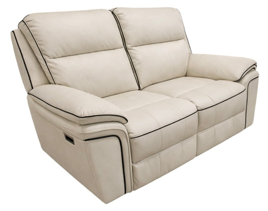 Montana Ivory 2 Seat Recliner Sofa