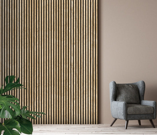 Wall Panel 21C - White Oak - Seamless - 240cm - (1 pack / 8pcs)