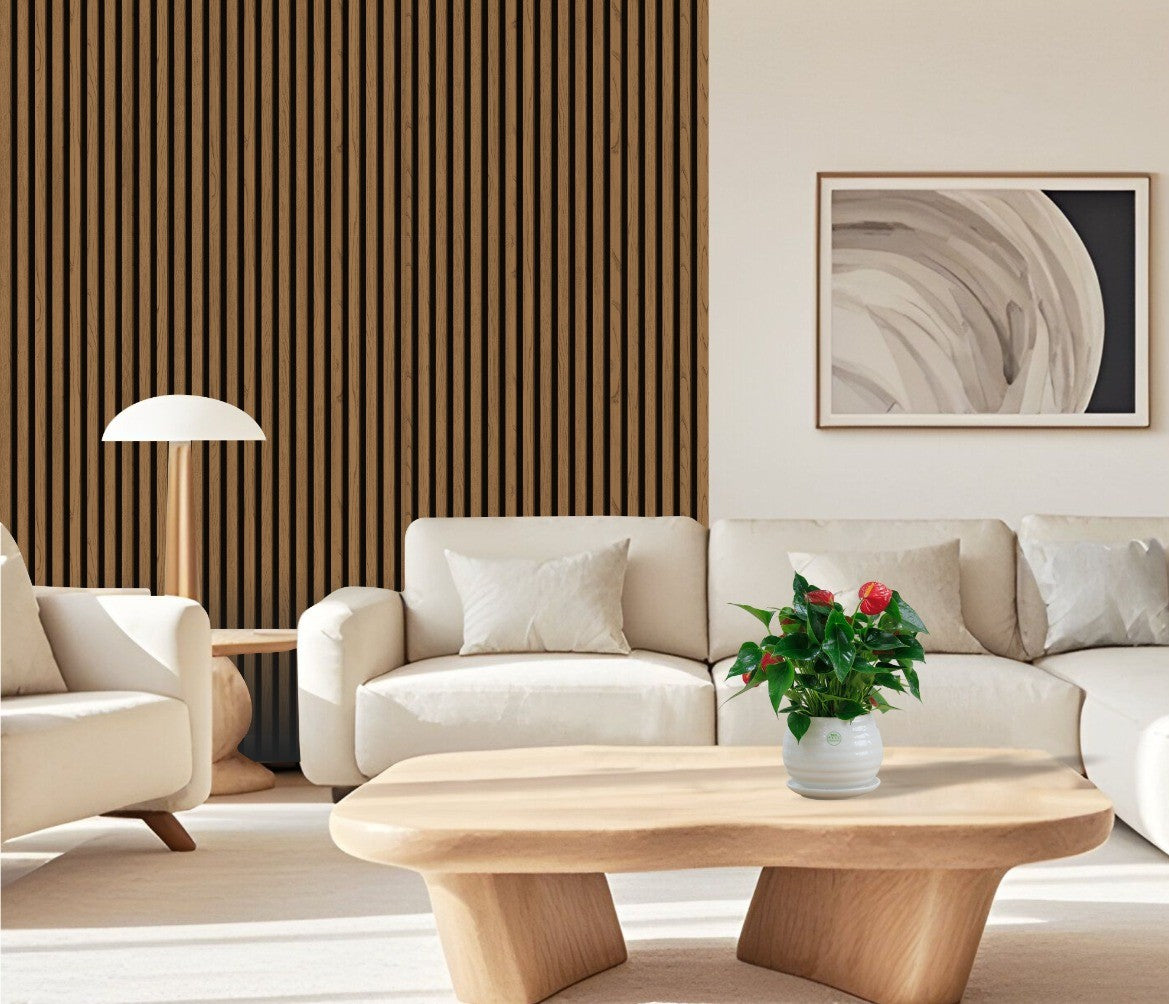 Wall Panel 21T - Walnut - Seamless - 240cm - (1 pack / 8pcs)