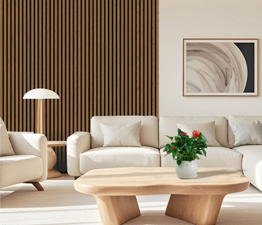 Wall Panel 21T - Walnut - Seamless - 240cm - (1 pack / 8pcs)