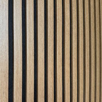 Wall Panel 31D - Dark Oak - Premium 3-Sided Acoustic - 240cm - (1 pack / 4pcs)
