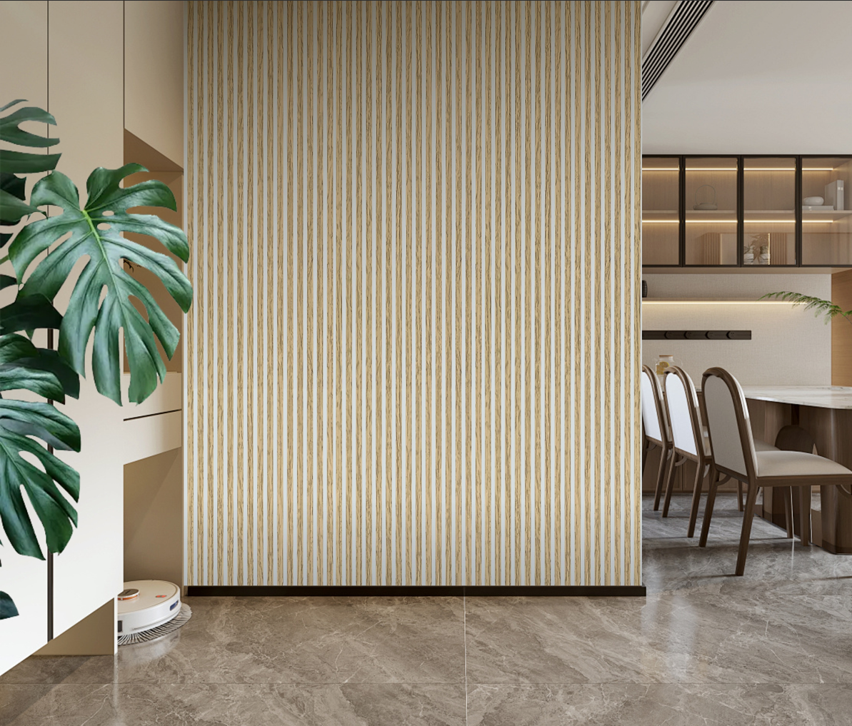 Wall Panel 32H - Oak - Acoustic - 240cm - (1 pack / 4pcs)