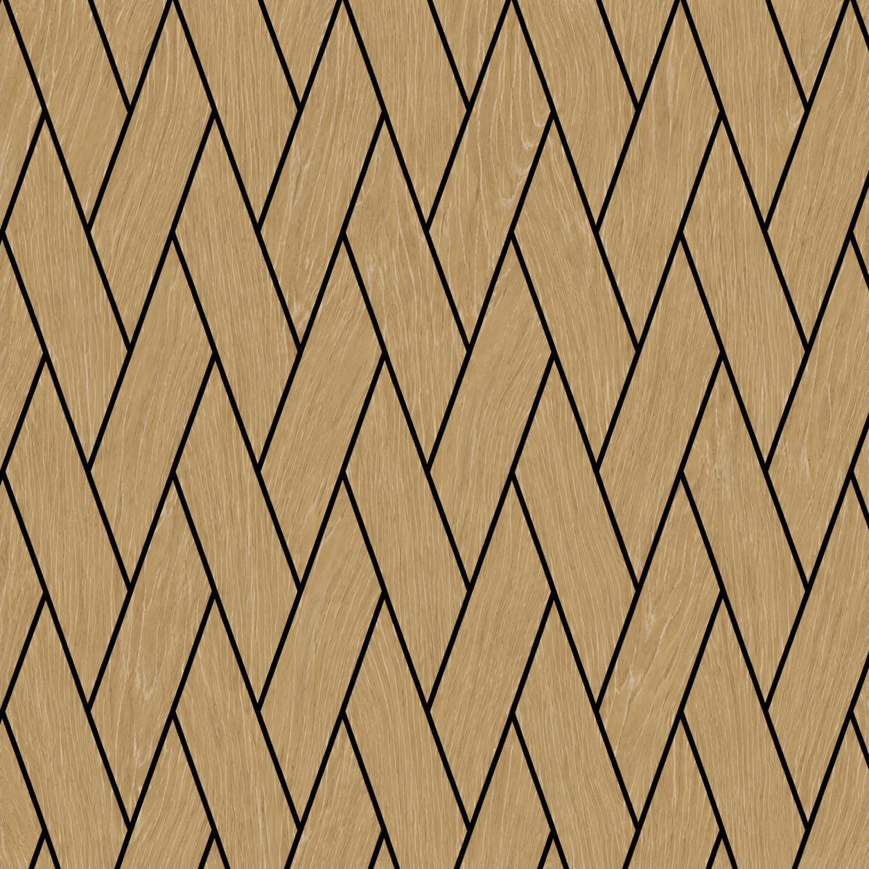 Wall Panel 42H - Oak - Acoustic - 240cm - (1 pack / 4pcs)