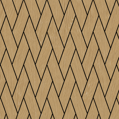 Wall Panel 42H - Oak - Acoustic - 240cm - (1 pack / 4pcs)