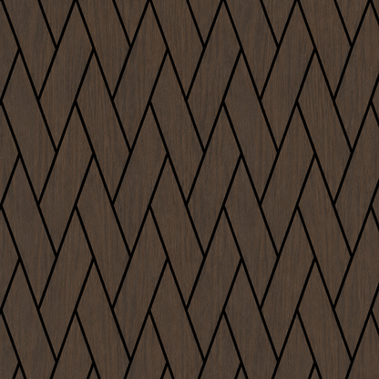 Wall Panel 42WT - Walnut - Acoustic - 240cm - (1 pack / 4pcs)