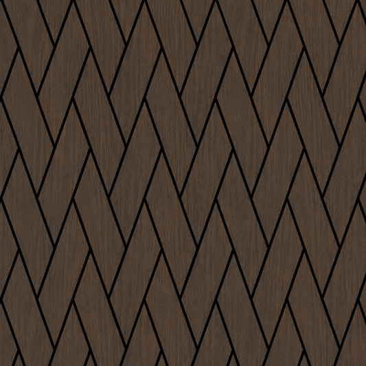 Wall Panel 42WT - Walnut - Acoustic - 240cm - (1 pack / 4pcs)