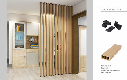 Room Divider 51A - Oak - PVC - 280cm - (1 pack / 6pcs)