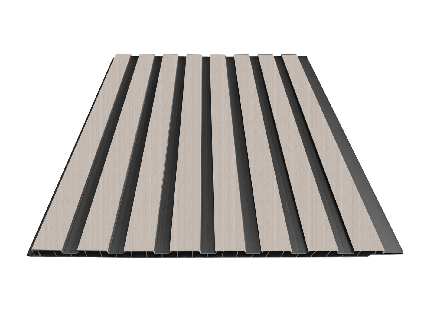 Wall Panel 61B - Light Grey - PVC - 240cm - (1 pack / 8pcs)