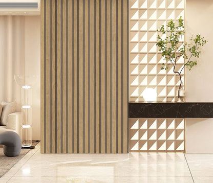 Wall Panel 64A - Oak - PVC - 240cm - (1 pack / 8pcs)