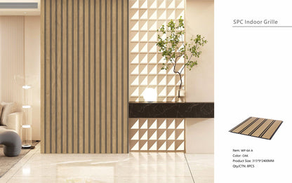 Wall Panel 64A - Oak - PVC - 240cm - (1 pack / 8pcs)
