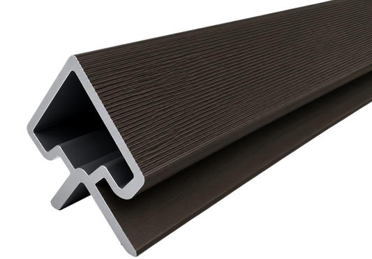 Wall Panel 73/83D Corner Trim - Dark Brown - 290cm - (1 Pack / 3pcs)