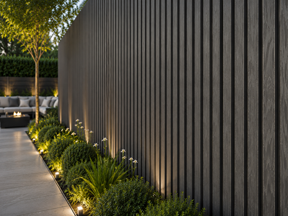 Wall Panel 73E - Black - Outdoor - 290cm - (1 pack / 6pcs)