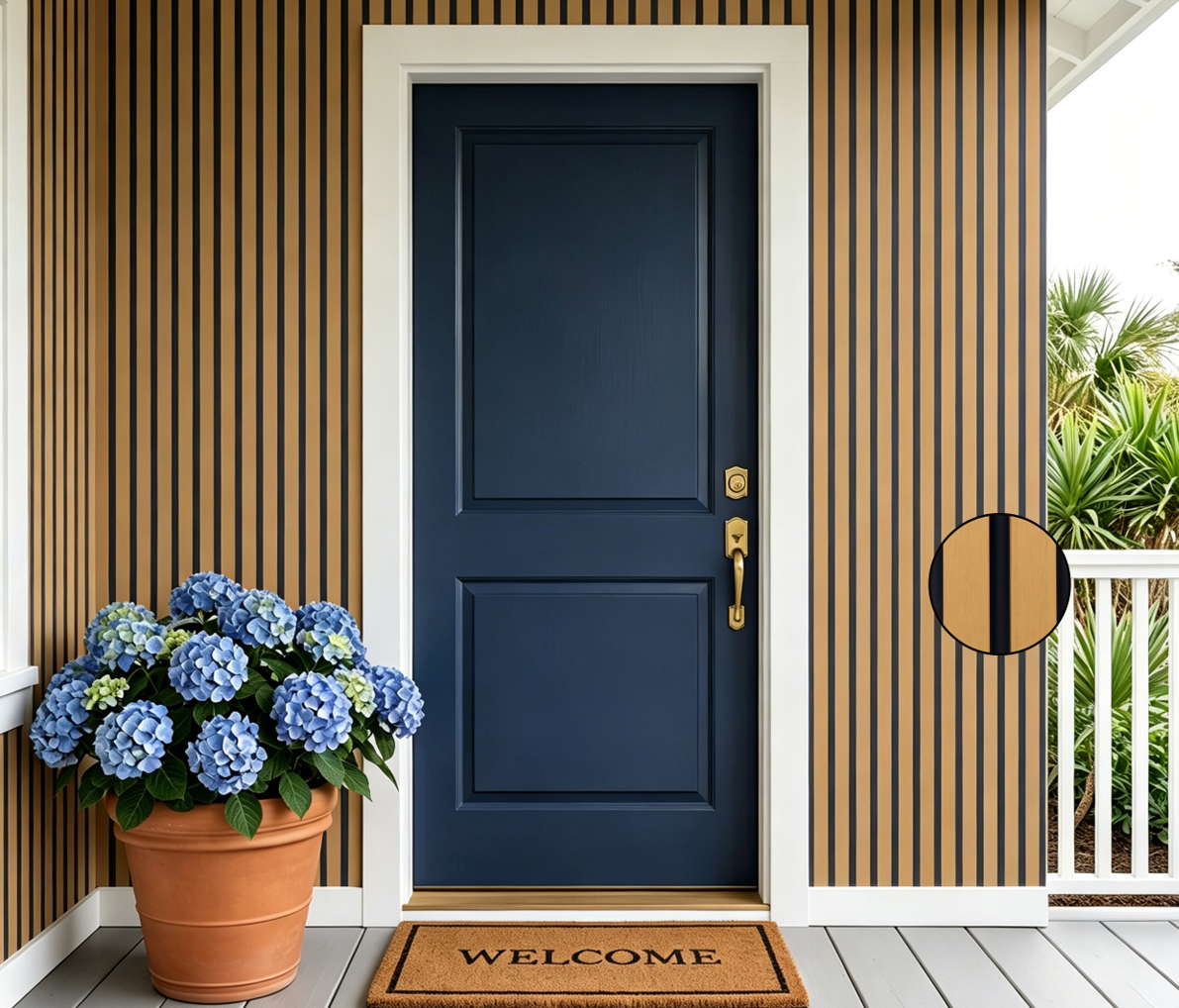 Wall Panel 74A - Oak - Outdoor - 290cm - (1 pack / 6pcs)