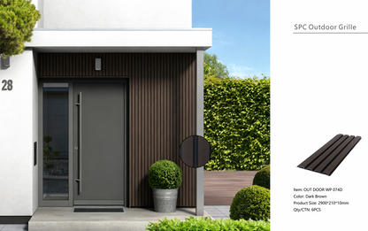 Wall Panel 74D - Dark Brown - Outdoor - 290cm - (1 pack / 6pcs)