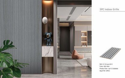 Wall Panel 80C - Mid Grey - Seamless - 240cm - (1 pack / 12pcs)