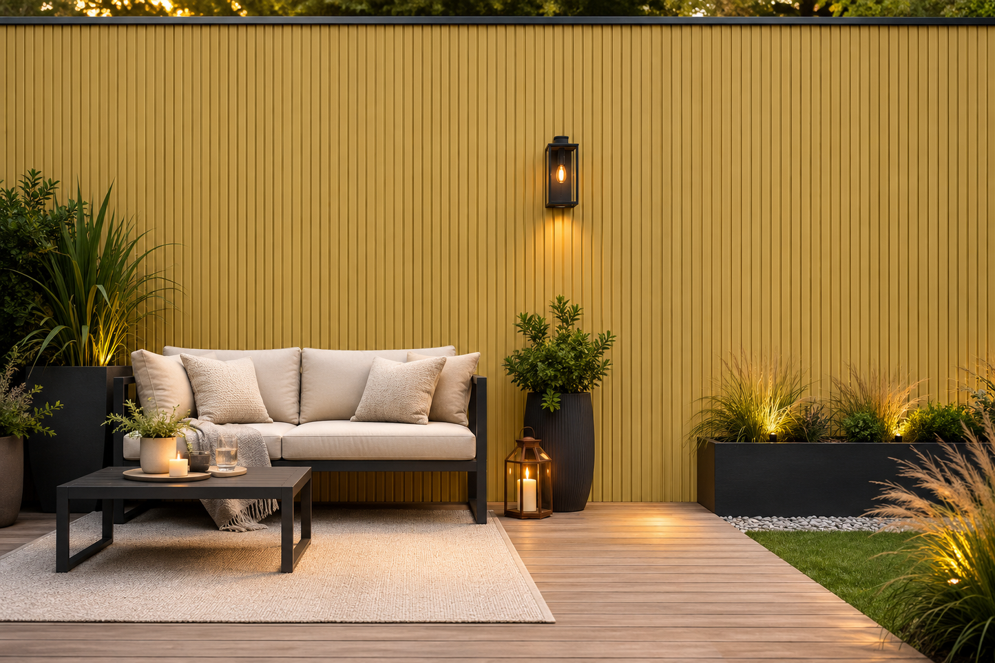 Wall Panel 83A - Oak 02 - Outdoor - 180cm/290cm - (1 pack / 6pcs)