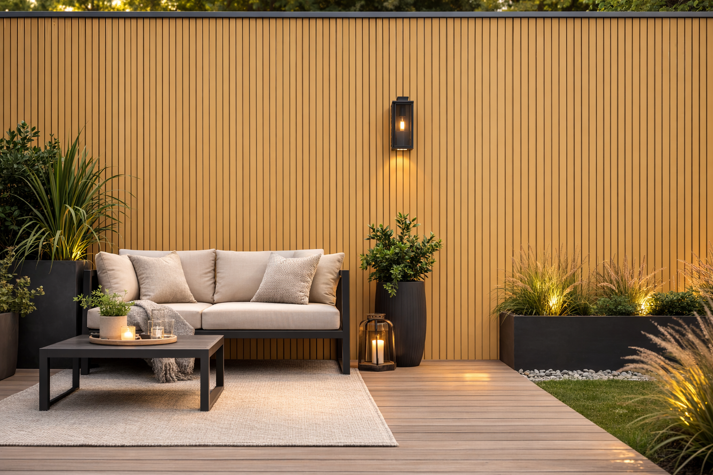 Wall Panel 83A - Oak 03 - Outdoor - 180cm/290cm - (1 pack / 6pcs)