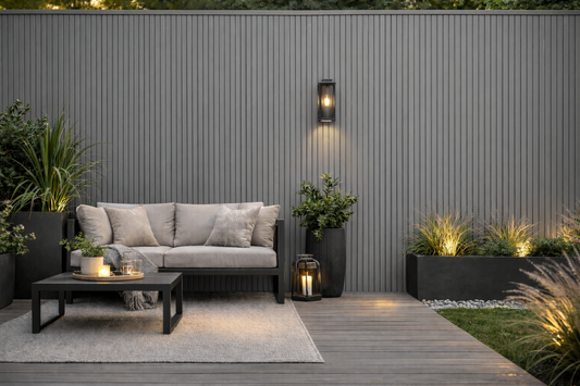 Wall Panel 83B - Grey - Outdoor - 180cm/290cm - (1 pack / 6pcs)