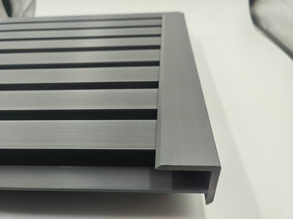 Wall Panel 73/83B Trim - Grey - 290cm - (1 Pack / 10pcs)