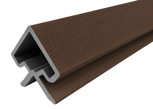 Wall Panel 83C Corner Trim - Light Brown - 290cm - (1 Pack / 3pcs)