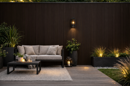 Wall Panel 83D - Dark Brown - Outdoor - 180cm/290cm - (1 pack / 6pcs)