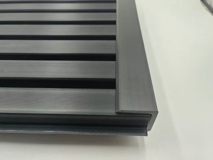 Wall Panel 73/83E Trim - Black - 290cm - (1 Pack / 10pcs)