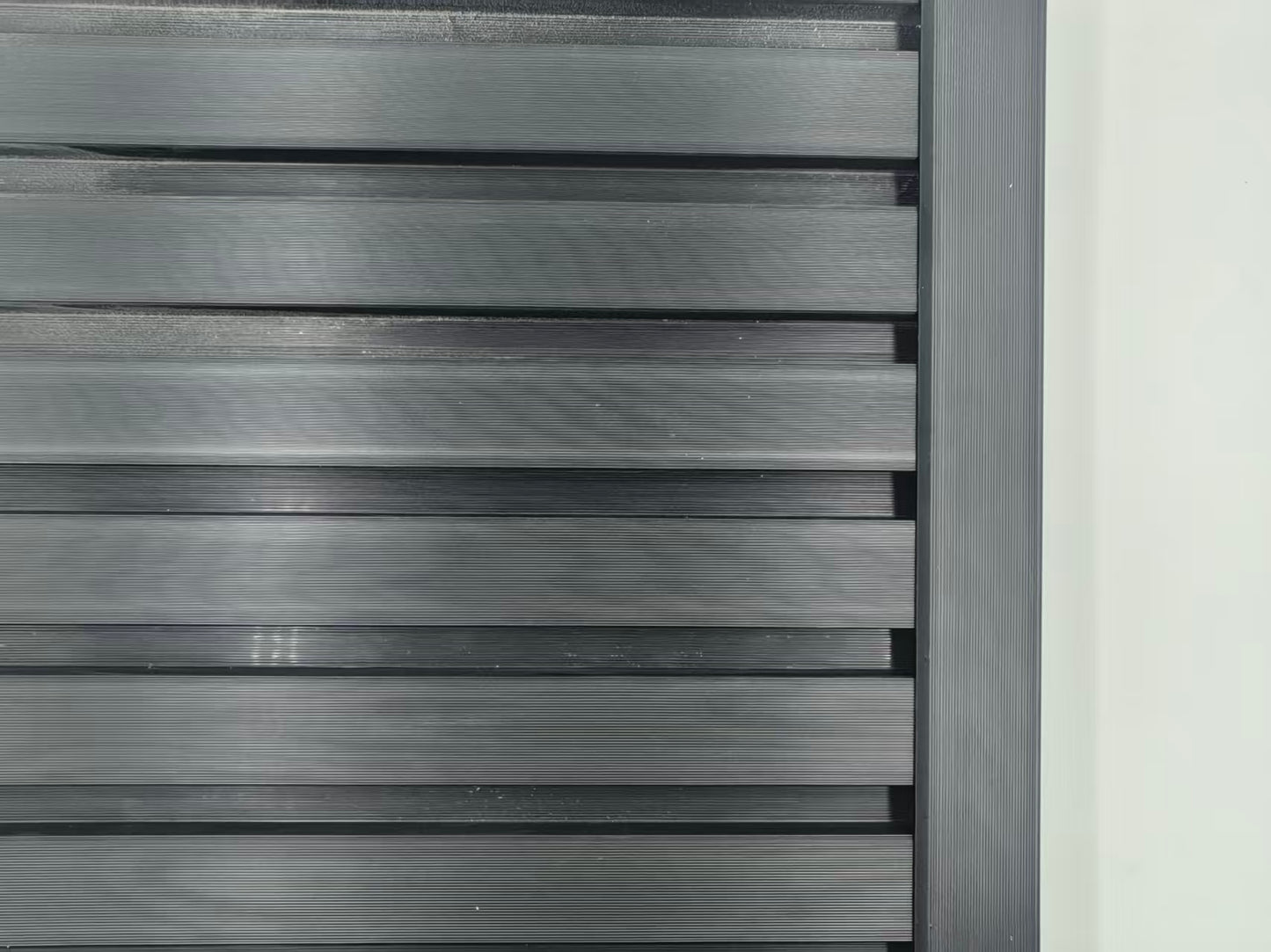 Wall Panel 73/83E Trim - Black - 290cm - (1 Pack / 10pcs)