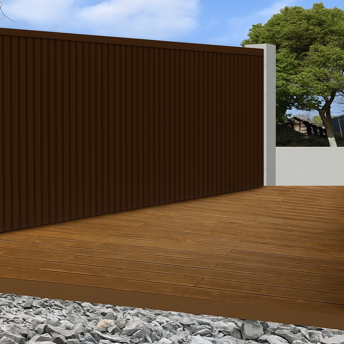 Outdoor Wall Panel 83- D / Dark Brown 180cm/ 290cm - 1 pack(6pcs)