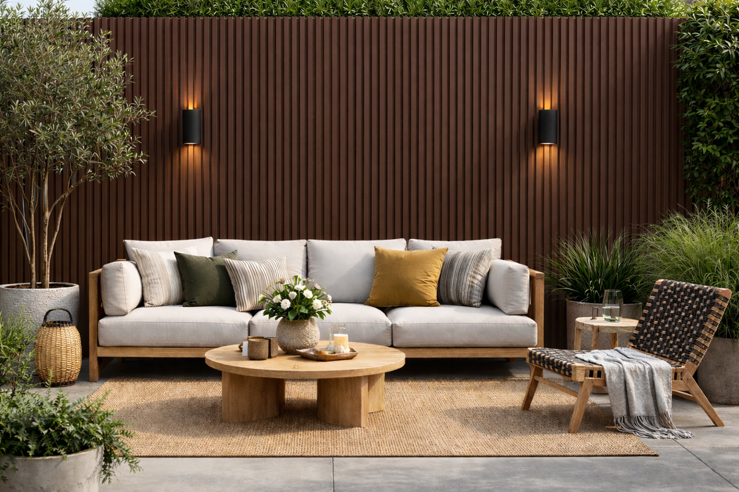 Wall Panel 84C - Light Brown - Outdoor - 240cm - (1 pack / 12pcs)