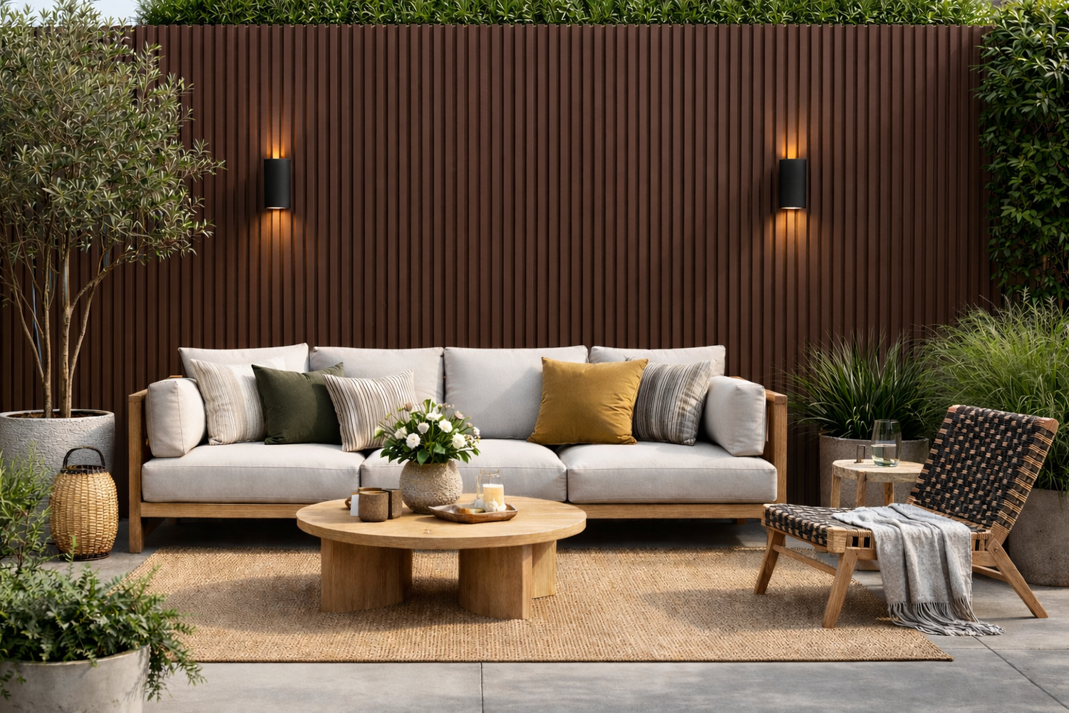 Wall Panel 84C - Light Brown - Outdoor - 240cm - (1 pack / 12pcs)