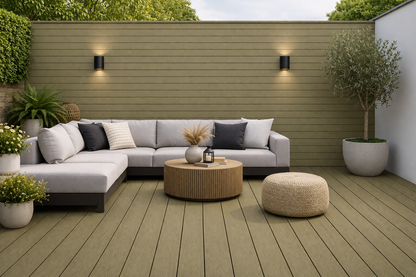 Decking 85F - Khaki - Outdoor - 290cm - (1 pack / 4pcs)
