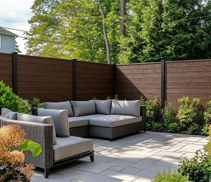 Fencing 86D - Dark Brown - Outdoor - 180cm (1 Pack / 6pcs)