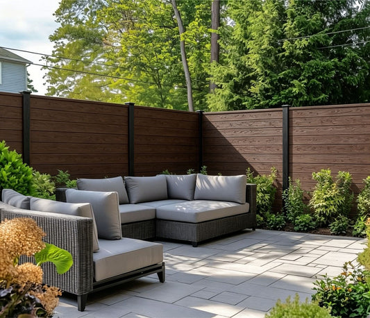 Fencing 86D - Dark Brown - Outdoor - 180cm (1 Pack / 6pcs)
