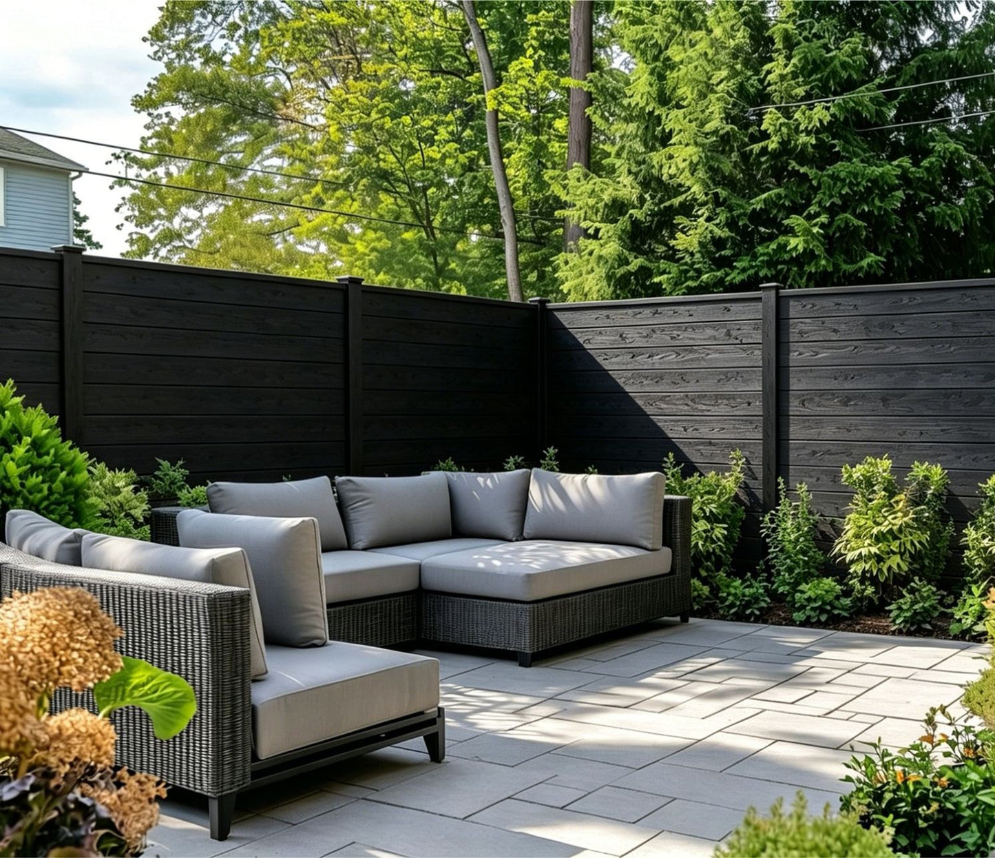 Fencing 86E - Black - Outdoor - 180cm (1 Pack / 6pcs)