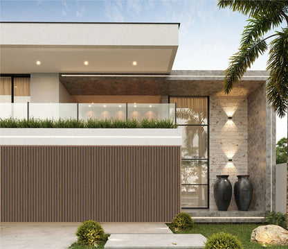 Wall Panel 92D - Dark Oak - Outdoor - 290cm - (1 pack / 12pcs)