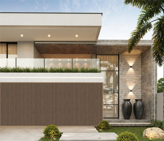 Wall Panel 92D - Dark Oak - Outdoor - 240cm - (1 pack / 12pcs)