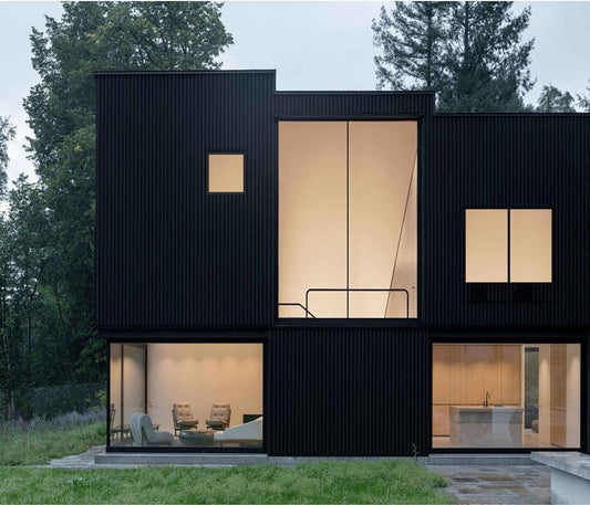 Wall Panel 92E - Black - Outdoor - 240cm - (1 pack / 12pcs)