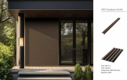 Wall Panel 92T - Walnut - Outdoor - 290cm - (1 pack / 12pcs)