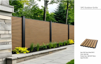 Fencing 94D - Dark Oak - Outdoor - 180cm (1 Pack / 6pcs)