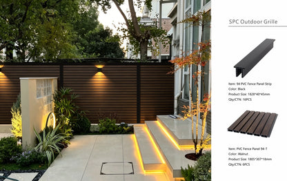 Fencing 94T - Walnut - Outdoor - 180cm (1 Pack / 6pcs)