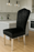 Alice Black Chair (Chrome Legs)