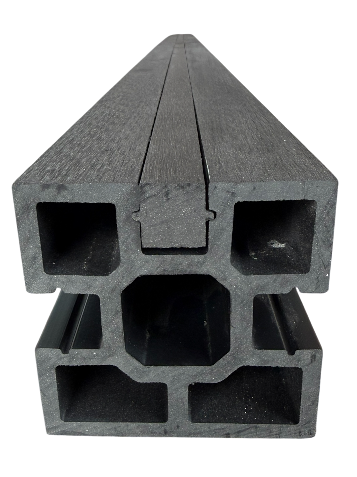 8" Fence Post - Black (1 Pack / 2pcs)