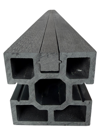 8" Fence Post - Black (1 Pack / 2pcs)