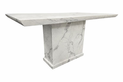 MB White Marble 1.5m Dining Table