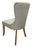 Bentley Beige Chair (Oak Legs)