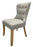 Bentley Beige Chair (Oak Legs)