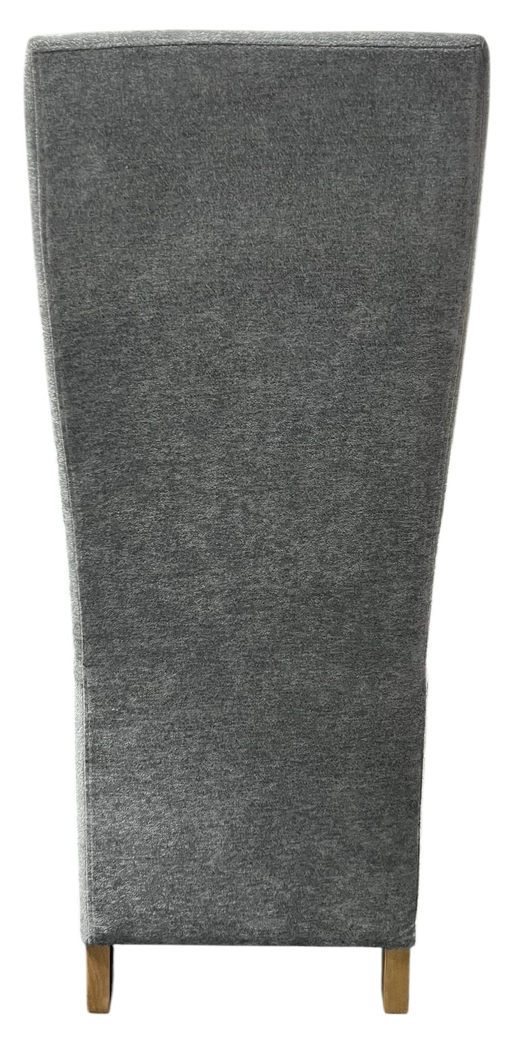 Berry Grey Fabric Chair (Oak Legs)